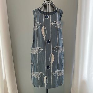 Summer dress, light weight made in Italy